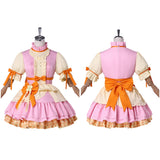 Yor Anya Women Pink Dress Cosplay Costume Outfit Halloween Carnival Suit