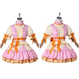 Yor Anya Women Pink Dress Cosplay Costume Outfit Halloween Carnival Suit