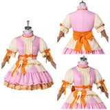 Yor Anya Women Pink Dress Cosplay Costume Outfit Halloween Carnival Suit