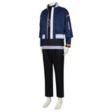 Zenless Zone Zero Game Wise Blue Top Pants Set Cosplay Costume Outfits Halloween Carnival Suit