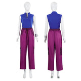 Zombies 4 Addison Wells Blue And Purple Outfit Cosplay Costume Outfits Halloween Carnival Suit