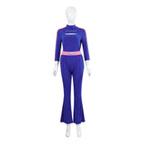 Zombies 4 Addison Wells Blue Top Pants Set Cosplay Costume Outfits Halloween Carnival Suit