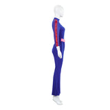 Zombies 4 Addison Wells Blue Top Pants Set Cosplay Costume Outfits Halloween Carnival Suit