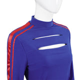 Zombies 4 Addison Wells Blue Top Pants Set Cosplay Costume Outfits Halloween Carnival Suit