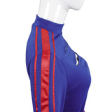 Zombies 4 Addison Wells Blue Top Pants Set Cosplay Costume Outfits Halloween Carnival Suit