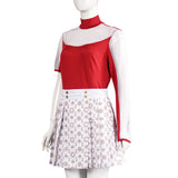 Zombies 4 Addison Wells White Dress Set Cosplay Costume Outfits Halloween Carnival Suit