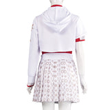 Zombies 4 Addison Wells White Dress Set Cosplay Costume Outfits Halloween Carnival Suit