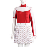 Zombies 4 Addison Wells White Dress Set Cosplay Costume Outfits Halloween Carnival Suit