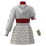 Zombies 4 Nova Kids Children Red Dress Cosplay Costume Outfits Halloween Carnival Suit