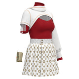 Zombies 4 Nova Kids Children Red Dress Cosplay Costume Outfits Halloween Carnival Suit