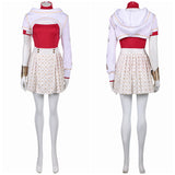 Zombies 4 Nova Women Red Outfit Cosplay Costume Outfits Halloween Carnival Suit