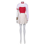 Zombies 4 Nova Women Red Outfit Cosplay Costume Outfits Halloween Carnival Suit