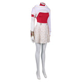 Zombies 4 Nova Women Red Outfit Cosplay Costume Outfits Halloween Carnival Suit