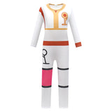 Zombies 4 Zed Kids Children White Jumpsuit Cosplay Costume Outfits Halloween Carnival Suit