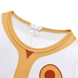 Zombies 4 Zed Kids Children White Jumpsuit Cosplay Costume Outfits Halloween Carnival Suit