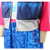 Zombies Addison Blue Outfit Kids Children Cosplay Costume Outfits Halloween Carnival Suit