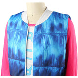 Zombies Addison Blue Outfit Kids Children Cosplay Costume Outfits Halloween Carnival Suit