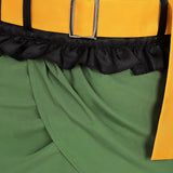 Zorro Green Outfit with Cape Cosplay Costume Outfit Halloween Carnival Suit