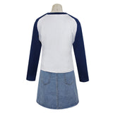 Anime Uzaki-chan Wants to Hang Out! Uzaki Hana Halloween Uniform Cosplay Costume Uzaki-chan wa Asobitai! SUGOI DEKAI Top+Skirt