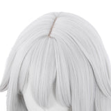 Genshin Impact Paimon Carnival Halloween Party Props Cosplay Wig Heat Resistant Synthetic Hair