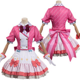 OSHI NO KO Hoshino Rubii Pink Dress Outfits Halloween Carnival Cosplay Costume