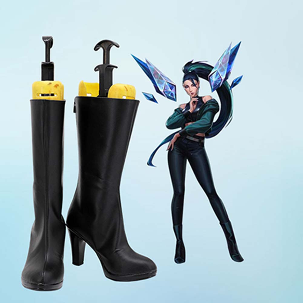League of Legends LOL KDA Kaisa Halloween Costumes Accessory Cosplay Shoes Boots
