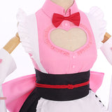 Demon Slayer Kanroji Mitsuri Cosplay Costume Maid Outfit