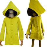 Little Nightmares II Six Halloween Carnival Suit Cosplay Costume Yellow Coat for kids