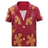 Chip ‘n‘ Dale: Rescue Rangers Dale Halloween Carnival Suit Cosplay Costume Kids Children Shirt  Outfits