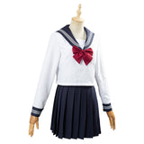 Summer Navy Sailor Suit Cosplay Top Skirt Outfit JK High School Uniform Class Uniform Students Clothing