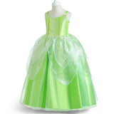 Kids Girls Peter Pan & Wendy Tinker Bell Cosplay Costume Dress Outfits Halloween Carnival Party Suits