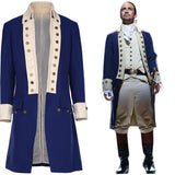 Hamilton Replica Colonial Victorian Edwardian Cosplay Coat Costume Halloween Carnival Suit