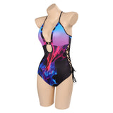 2023 Summer Printed Swimsuits Cosplay Costume Halloween Carnival Party Disguise Suit