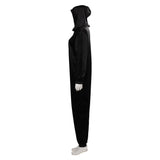 Cruella Cosplay Costume Sleepwear Hooded Jumpsuit Pajams Outfits Halloween Carnival Suit
