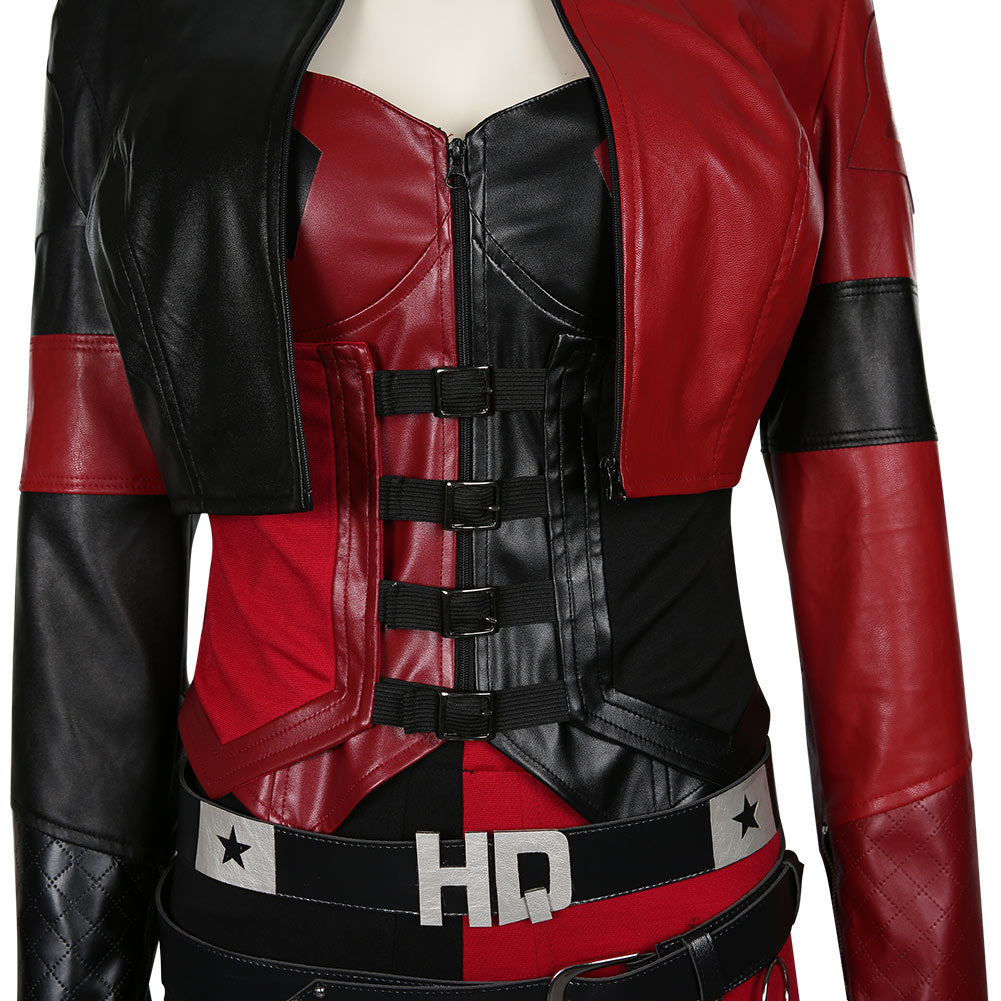 The Suicide Squad (2021)- Harleen Quinzel/Harley Quinn Halloween Carnival Suit Cosplay Costume Coat Pants Outfits