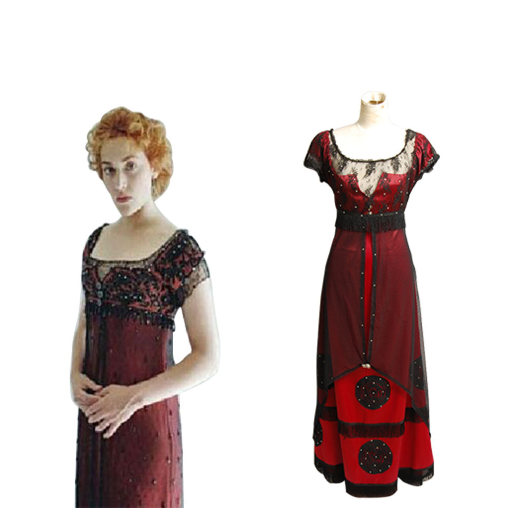 Titanic Rose Jump Dress Costume Edwardian – TrendsinCosplay Titanic Rose Jump Dress Costume Edwardian – TrendsinCosplay
