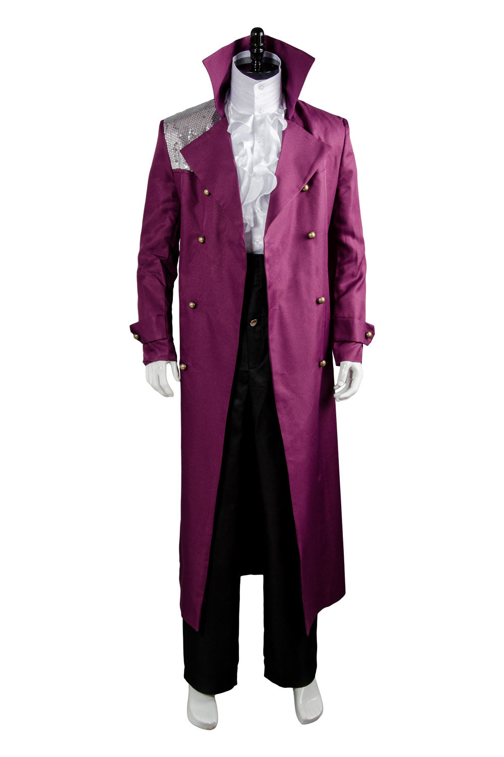 Prince Rogers Nelson in Purple Rain Coat Costume Cosplay