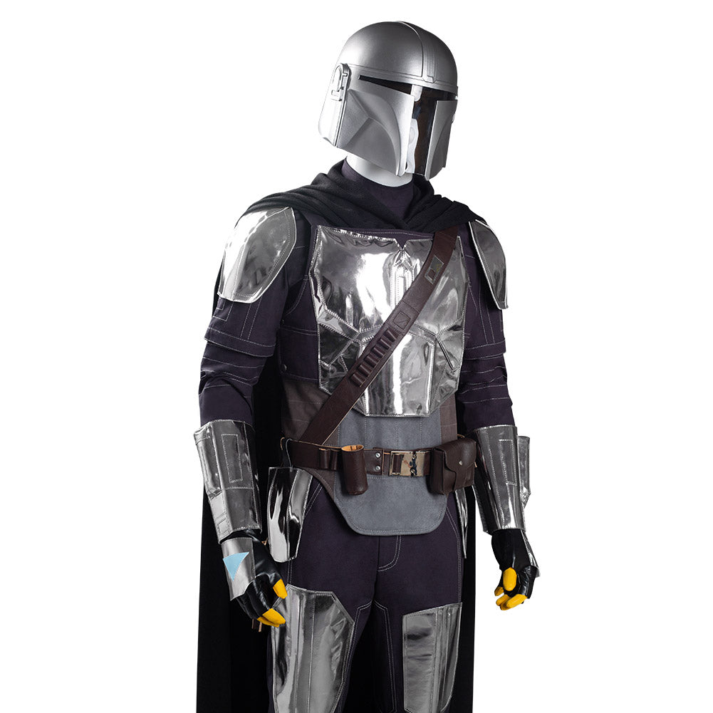 The Mandalorian S2 Beskar Armor Halloween Carnival Suit Cosplay Costume Coat Uniform Outfits