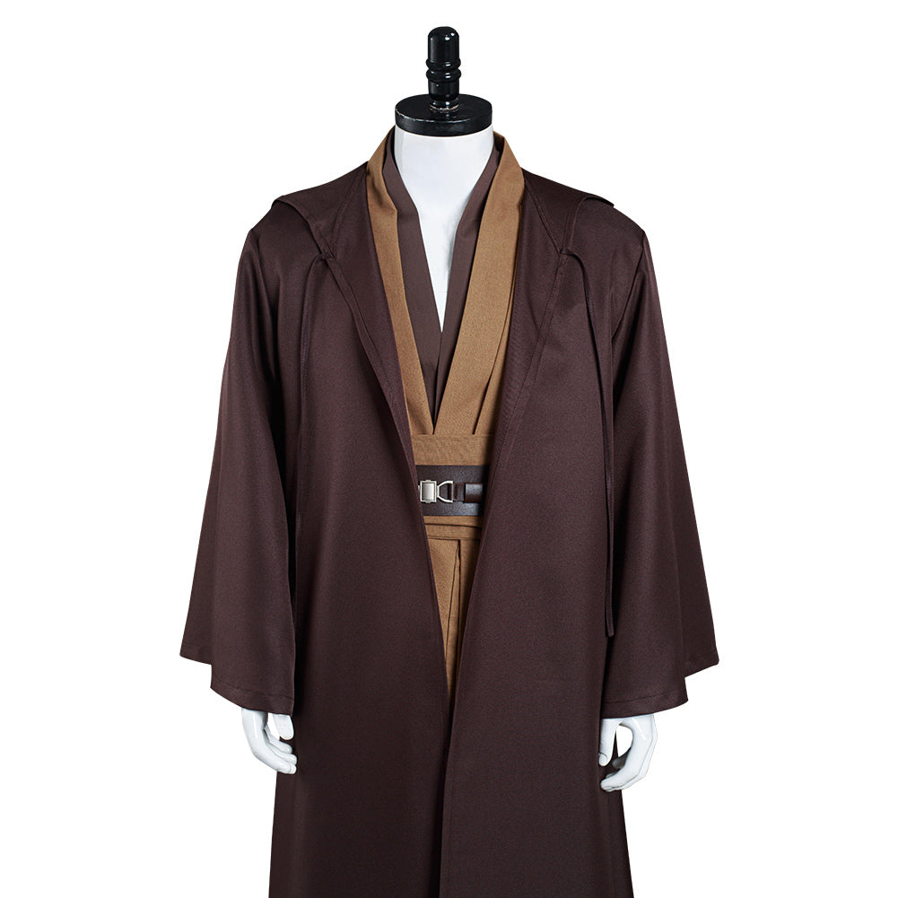 Kenobi Jedi TUNIC Cosplay Costume Brown Version