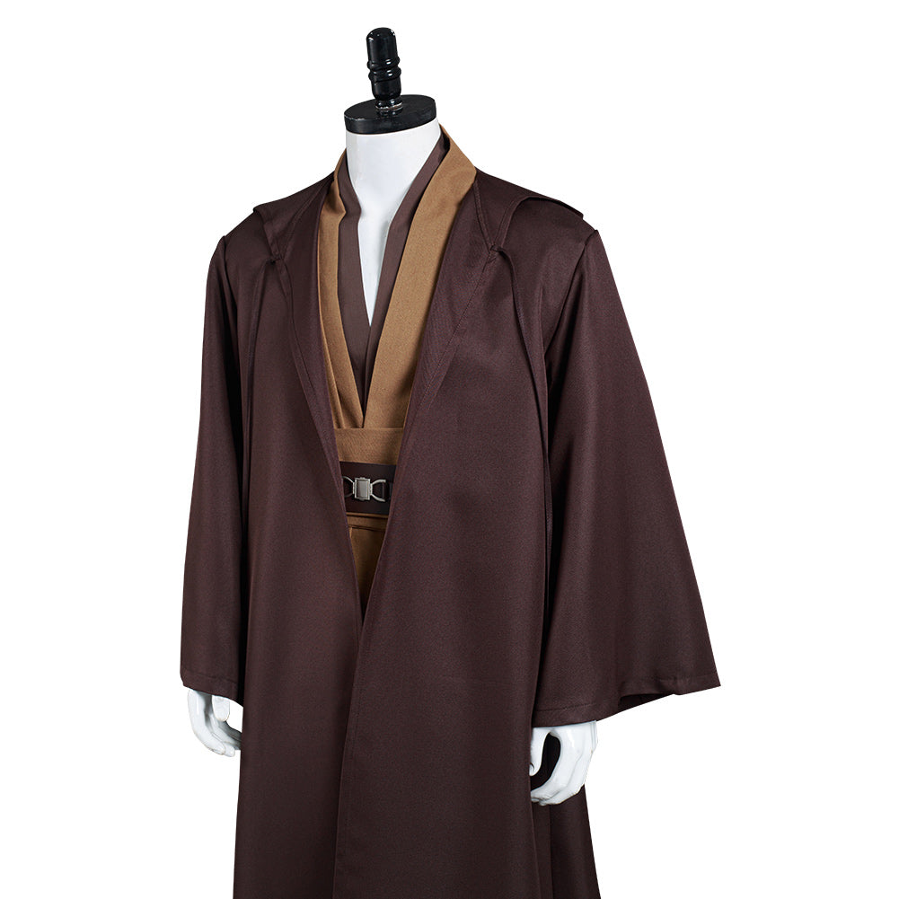 Star Wars Kenobi Jedi TUNIC Cosplay Costume Brown Version