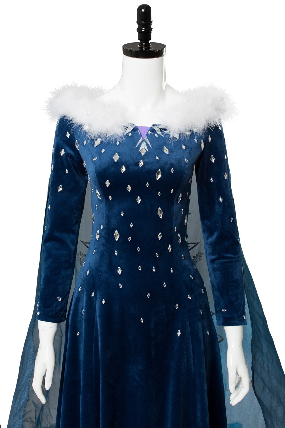 Olaf's Frozen Adventure Princess Elsa Dress Halloween Cosplay Costume