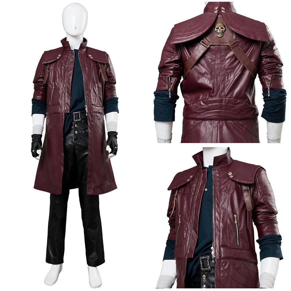 Devil May Cry 5 Vergil Coat  DMC 5 Leather Coat - Jackets Masters