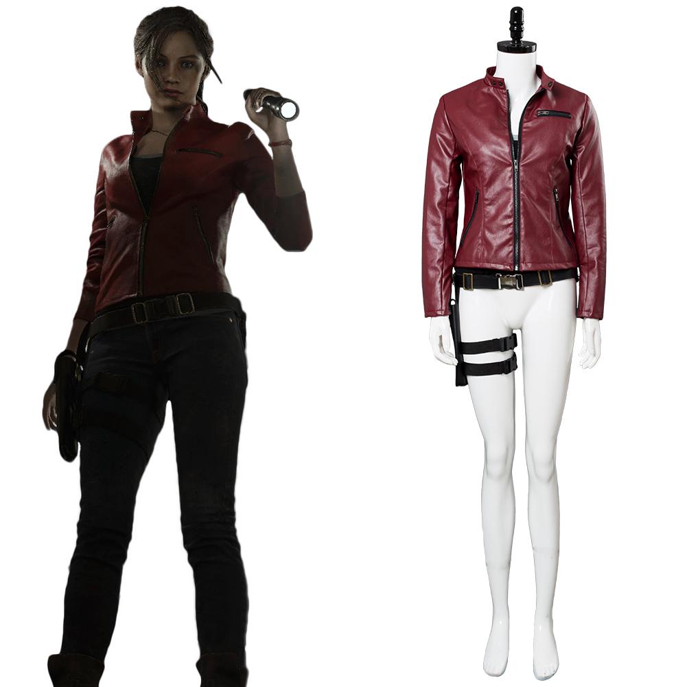 Video Game Resident Evil 2 Remake Claire Redfield Outfit Cosplay Costu –  TrendsinCosplay