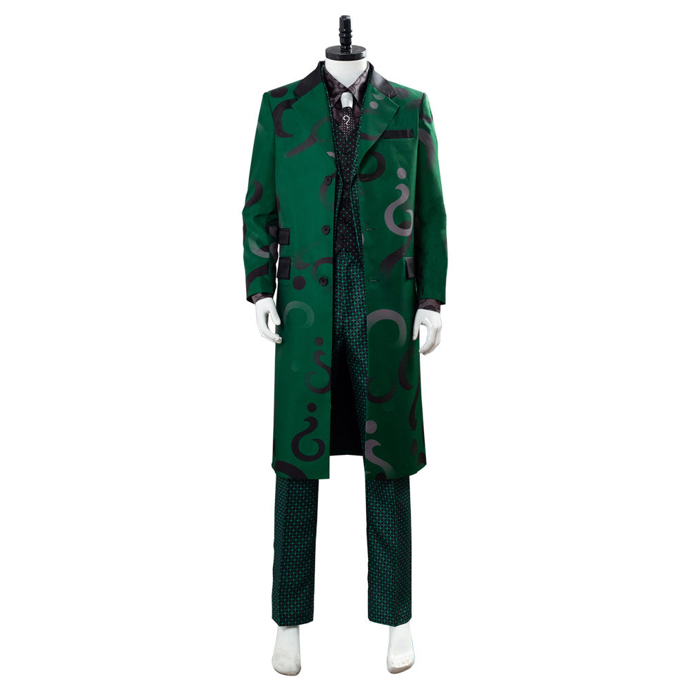 The Riddler Edward Nygma Gotham Season 5 Uniform Green Cosplay Costume