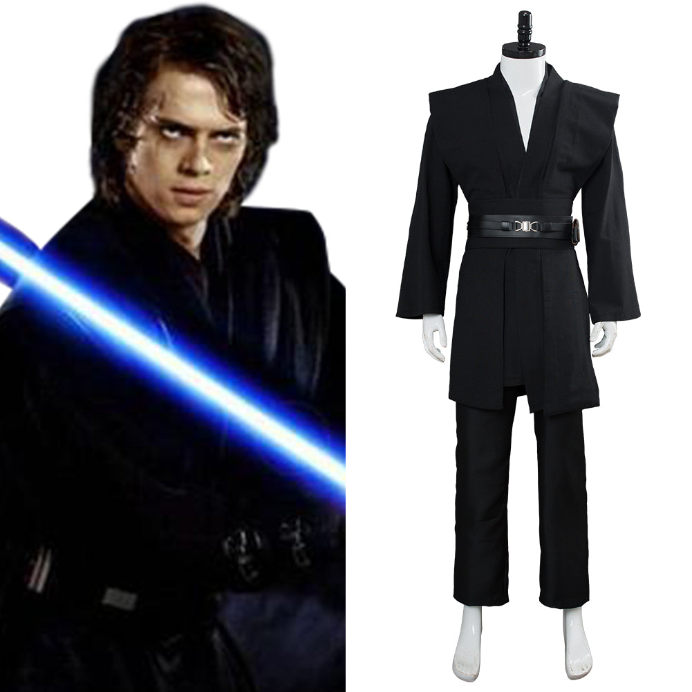 Star Wars Kenobi Jedi TUNIC Cosplay Costume Black Version No Cloak