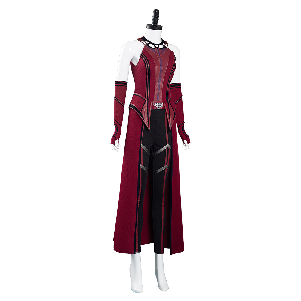 Wandavision Scarlet Witch Halloween Carnival Suit Cosplay Costume Outfits
