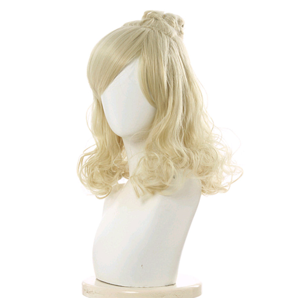 Game Animal Crossing Isabelle Carnival Halloween Party Props Cosplay Wig Heat Resistant Synthetic Hair