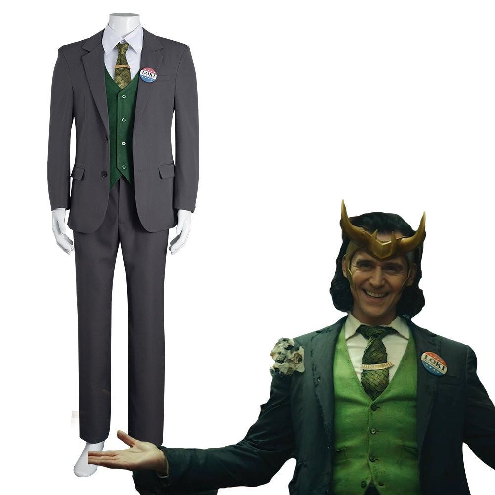 Loki 2021 Loki Halloween Carnival Suit Cosplay Costume Outfits
