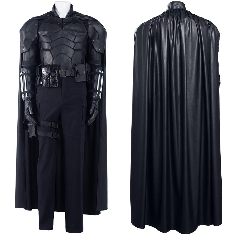 The Batman Bruce Wayne Halloween Carnival Suit Cosplay Costume Pants Cloak Outfits