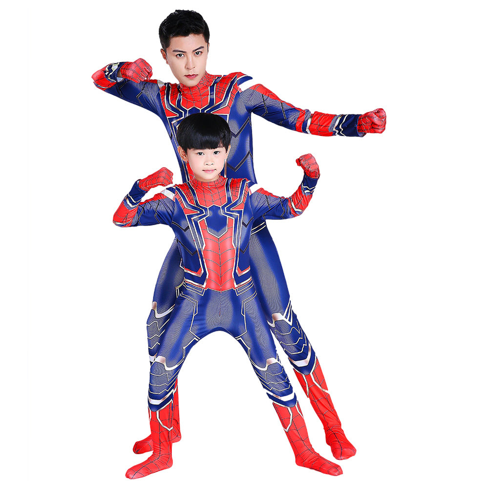 Avengers Spider-man Jumpsuits Costume Cosplay For Adult Halloween